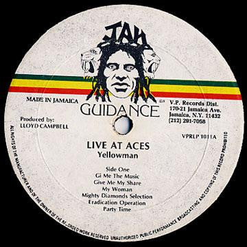 Yellowman & Fathead ~ Live At Aces (Vinyl) - Djungel & Jazz