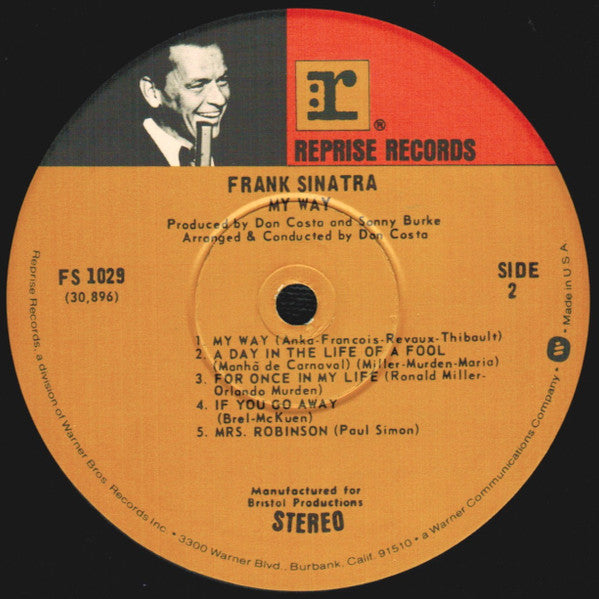 Frank Sinatra ~ My Way (Vinyl) - Djungel & Jazz