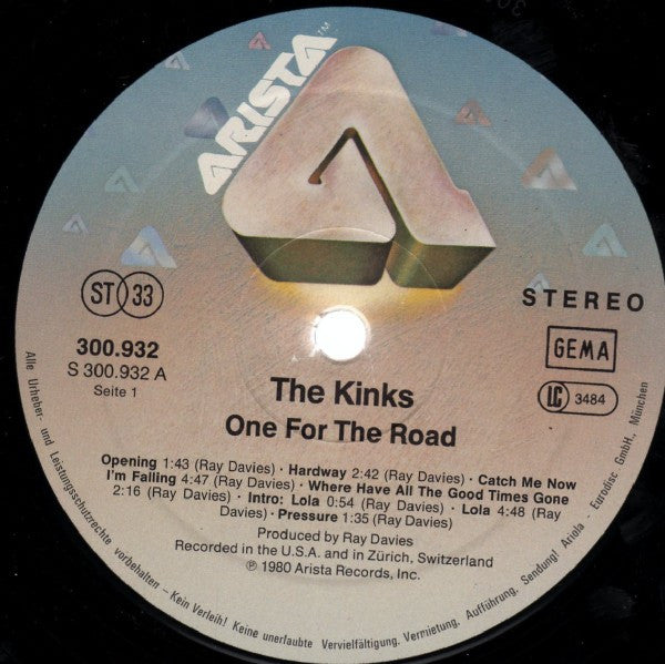 The Kinks ~ One For The Road (Vinyl) - Djungel & Jazz