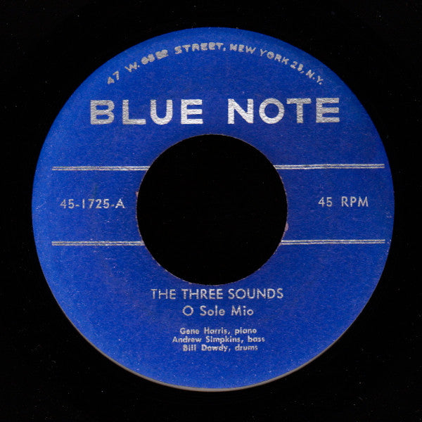 The Three Sounds : O Sole Mio / Blue Bells (7", Mono)