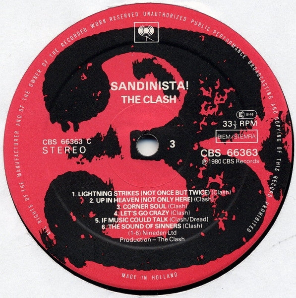 The Clash ~ Sandinista! (Vinyl) - Djungel & Jazz