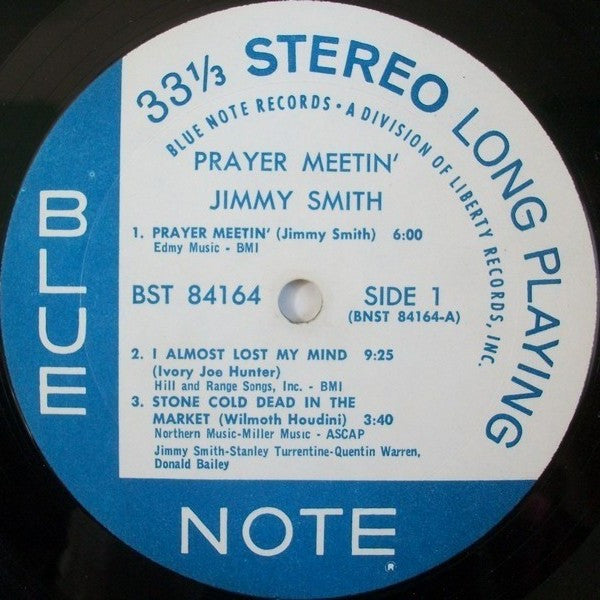 Jimmy Smith ~ Prayer Meetin' (Vinyl) - Djungel & Jazz