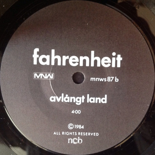 Fahrenheit  ~ Vi Har Sprängt (Vinyl) - Djungel & Jazz