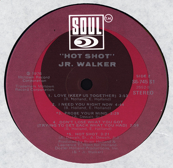 Junior Walker And The All-Stars* : Hot Shot (LP, Album, Hol)