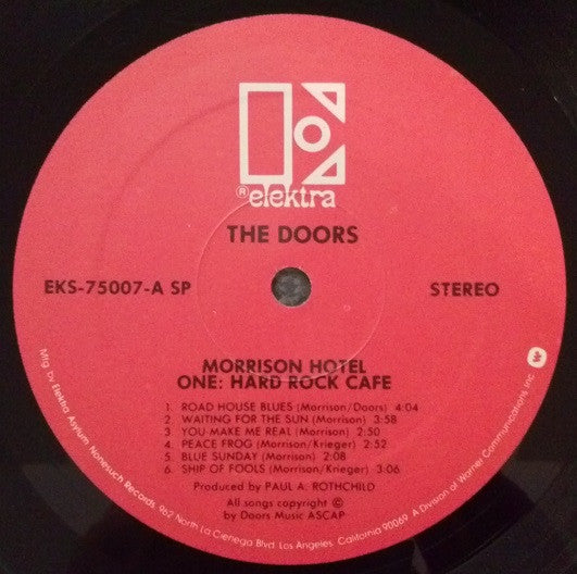 The Doors ~ Morrison Hotel (Vinyl) - Djungel & Jazz
