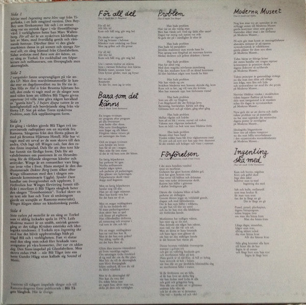 Blå Tåget : Blå Tåget På Fågel Blå (2xLP, Album)