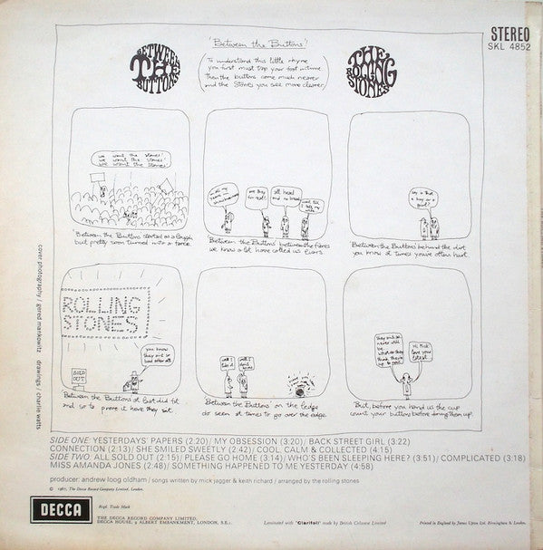 The Rolling Stones ~ Between The Buttons (Vinyl) - Djungel & Jazz