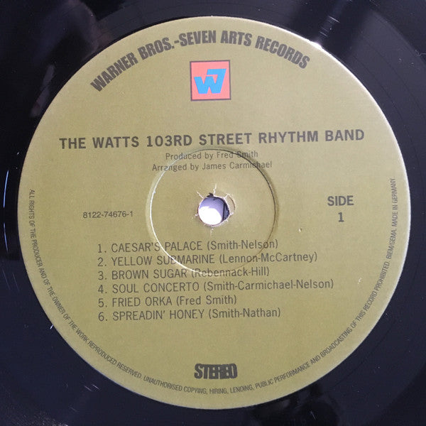 The Watts 103rd Street Rhythm Band ~ Hot Heat And Sweet Groove (Vinyl) - Djungel & Jazz