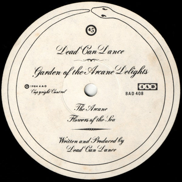 Dead Can Dance : Garden Of The Arcane Delights (12", EP)