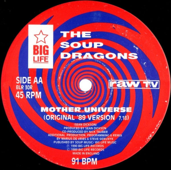 The Soup Dragons ~ Mother Universe Remix (Vinyl) - Djungel & Jazz