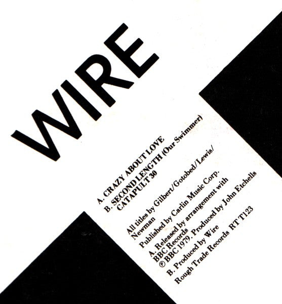 Wire ~ Crazy About Love (Vinyl) - Djungel & Jazz