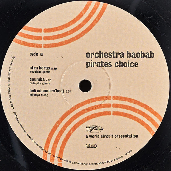 Orchestra Baobab ~ Pirates Choice (Vinyl) - Djungel & Jazz