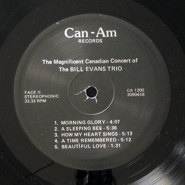 Bill Evans ~ The Canadian Concert of Bill Evans (Vinyl) - Djungel & Jazz