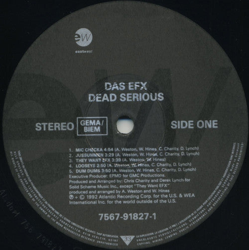 Das EFX : Dead Serious (LP, Album)
