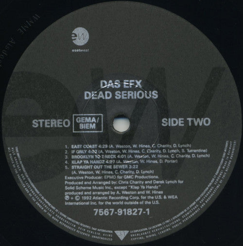 Das EFX : Dead Serious (LP, Album)