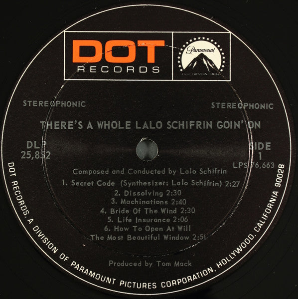 Lalo Schifrin : There's A Whole Lalo Schifrin Goin' On (LP, Album, Ind)