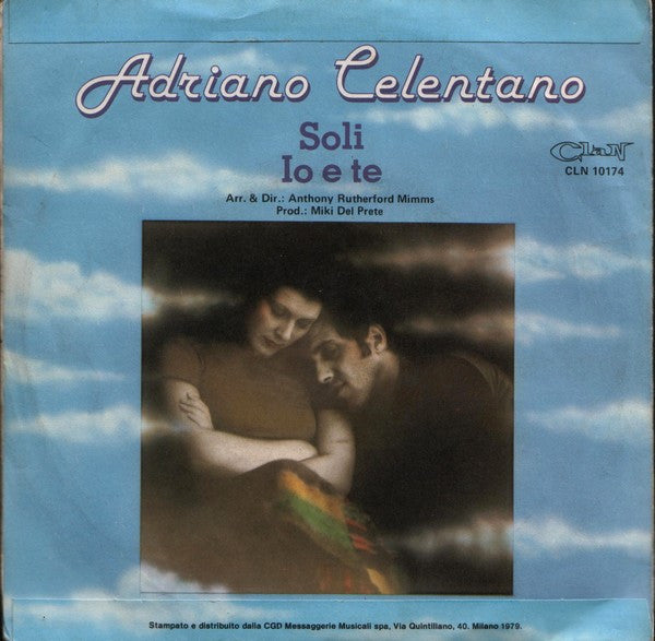 Adriano Celentano ~ Soli (Vinyl) - Djungel & Jazz
