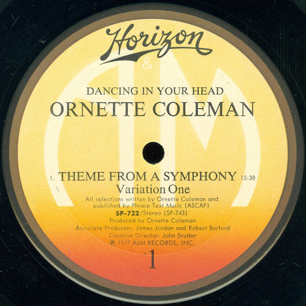 Ornette Coleman ~ Dancing In Your Head (Vinyl) - Djungel & Jazz