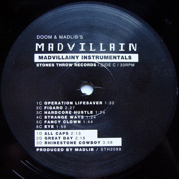 MF Doom & Madlib – Madvillain ~ Madvillainy Instrumentals (Vinyl) - Djungel & Jazz