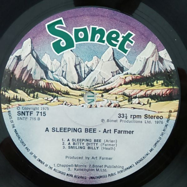 Art Farmer : A Sleeping Bee (LP, Album)