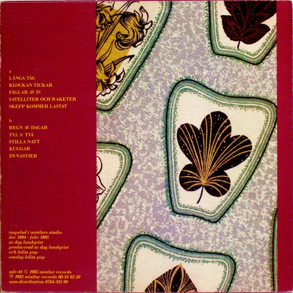 Lolita Pop ~ Att Ha Fritidsbåt (Vinyl) - Djungel & Jazz