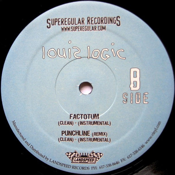 Louis Logic ~ General Principle (Vinyl) - Djungel & Jazz