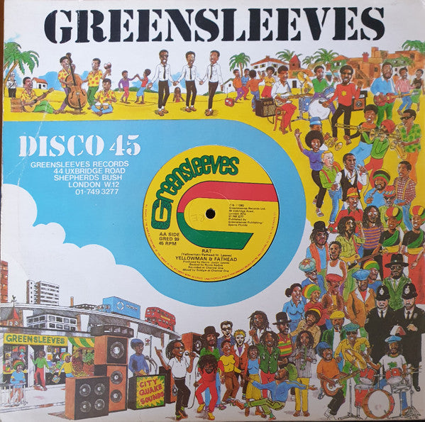 John Holt / Yellowman & Fathead ~ Fat She Fat / Rat (Vinyl) - Djungel & Jazz
