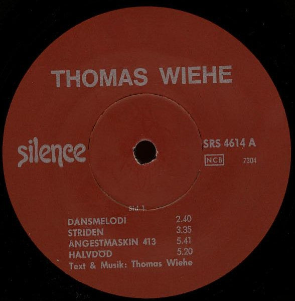 Thomas Wiehe ~ I Rummet Intill (Vinyl) - Djungel & Jazz