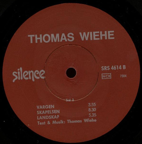 Thomas Wiehe ~ I Rummet Intill (Vinyl) - Djungel & Jazz