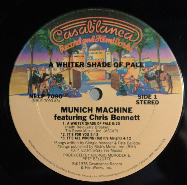 Munich Machine Introducing Chris Bennett ~ A Whiter Shade Of Pale (Vinyl) - Djungel & Jazz