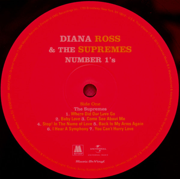 Diana Ross & The Supremes ~ Number 1's (Vinyl) - Djungel & Jazz