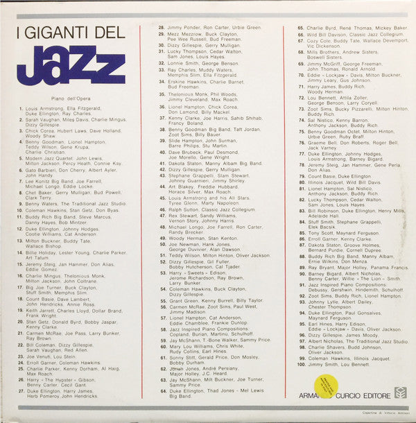 Gato Barbieri, Don Cherry, Albert Ayler, John Handy ~ I Giganti Del Jazz Vol. 6 (Vinyl) - Djungel & Jazz