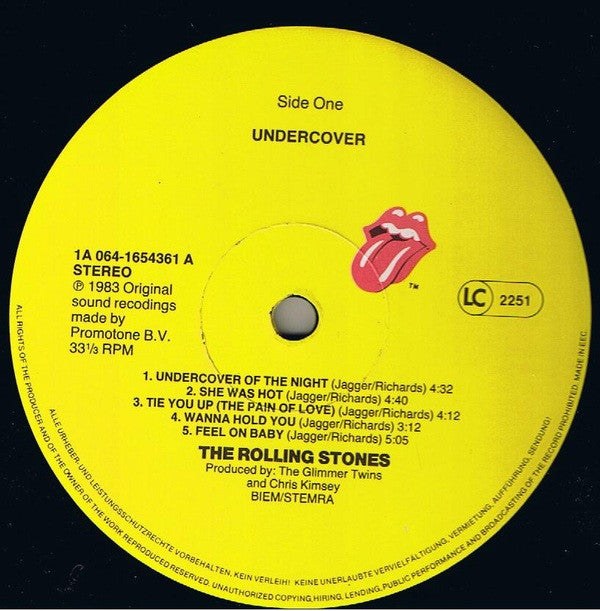 Rolling Stones ~ Undercover (Vinyl) - Djungel & Jazz