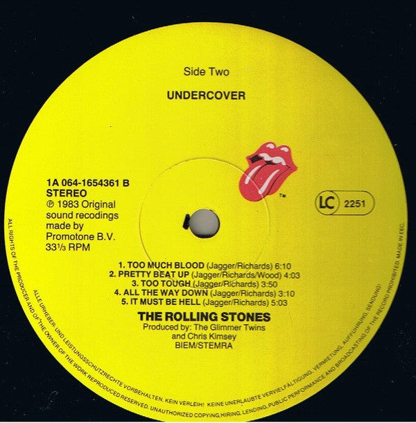 Rolling Stones ~ Undercover (Vinyl) - Djungel & Jazz