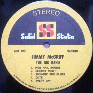 Jimmy McGriff ~ The Big Band (Vinyl) - Djungel & Jazz