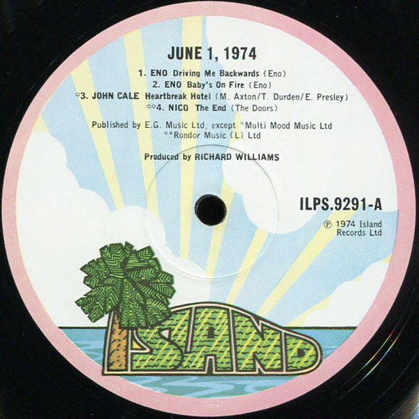 Kevin Ayers - John Cale - Eno - Nico  ~ June 1, 1974 (Vinyl) - Djungel & Jazz