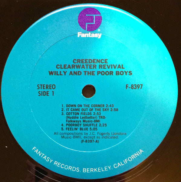 Creedence Clearwater Revival ~ Willy And The Poor Boys (Vinyl) - Djungel & Jazz
