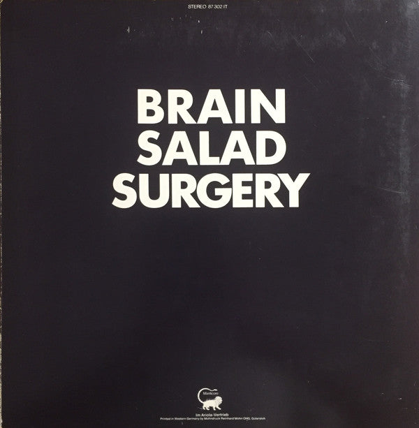 Emerson, Lake & Palmer ~ Brain Salad Surgery (Vinyl) - Djungel & Jazz
