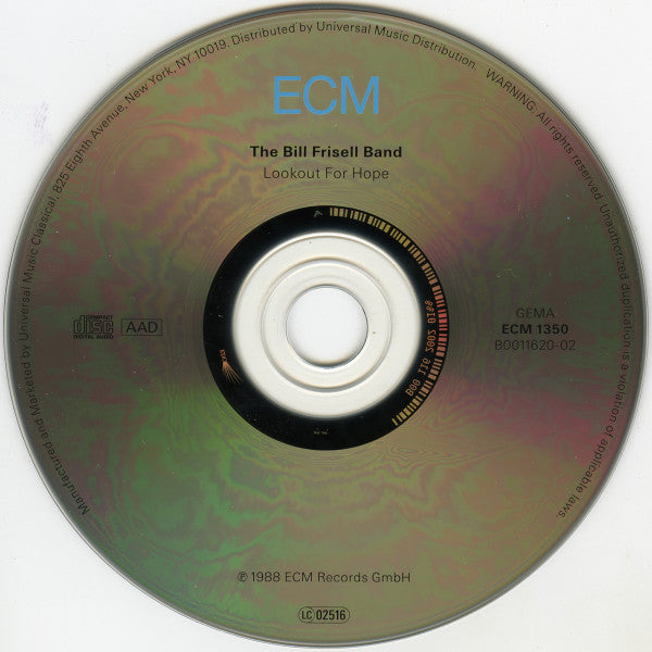 The Bill Frisell Band ~ Lookout For Hope (Vinyl) - Djungel & Jazz