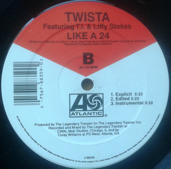 Twista ~ Overnight Celebrity /  Like A 24 (Vinyl) - Djungel & Jazz