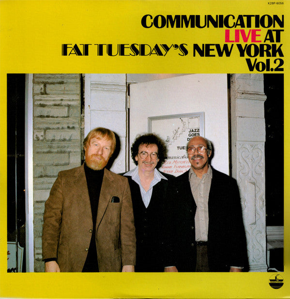 Communication  ~ Live At Fat Tuesday's New York Vol.2 (Vinyl) - Djungel & Jazz