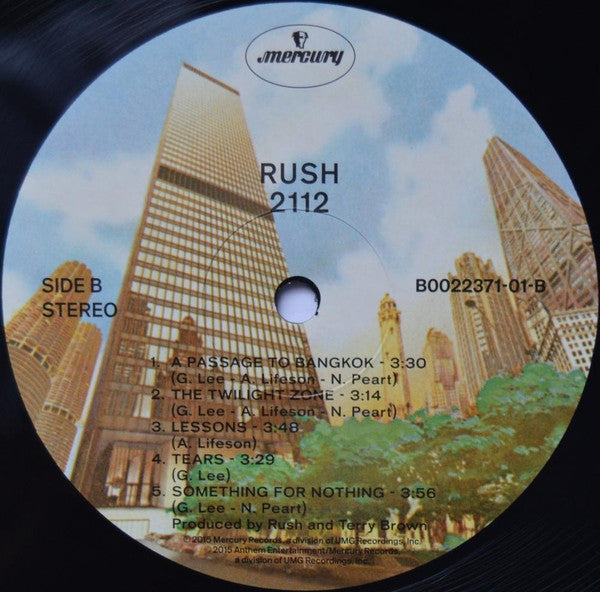 Rush : 2112 (LP, Album, Etch, RE, RM, Hol)