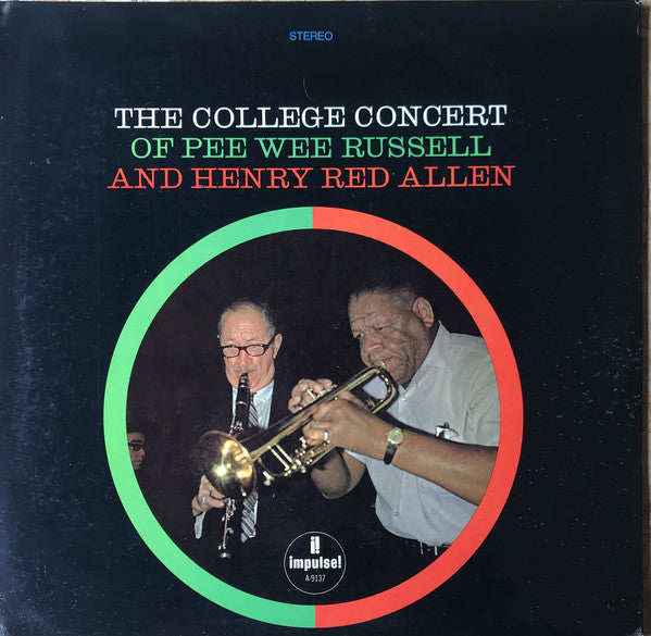Pee Wee Russell And Henry Red Allen* : The College Concert Of Pee Wee Russell And Henry Red Allen (LP, Album, Gat)