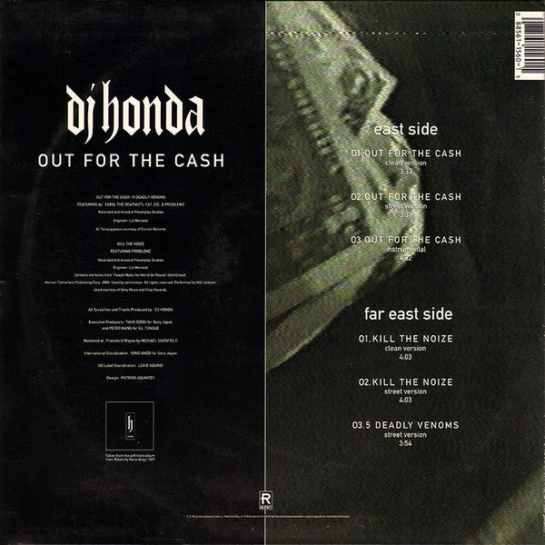 DJ Honda ~ Out For The Cash (Vinyl) - Djungel & Jazz