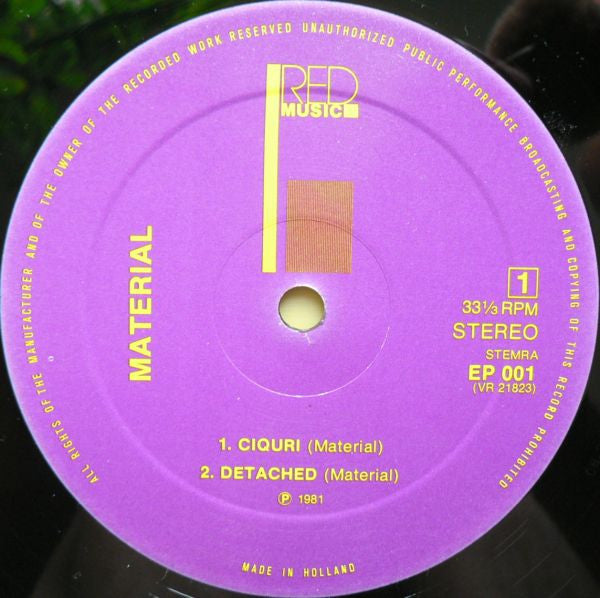 Material ~ American Songs (Vinyl) - Djungel & Jazz