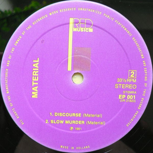 Material ~ American Songs (Vinyl) - Djungel & Jazz