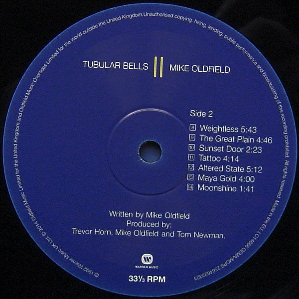 Mike Oldfield ~ Tubular Bells II (Vinyl) - Djungel & Jazz