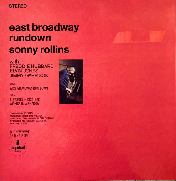 Sonny Rollins : East Broadway Run Down (LP, RE)