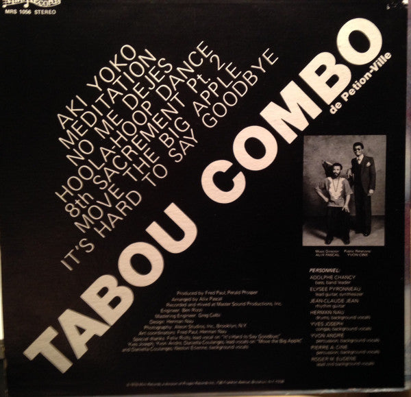 Tabou Combo : Indestructible... (LP)