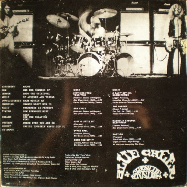Blue Cheer ~ Outside Inside (Vinyl) - Djungel & Jazz